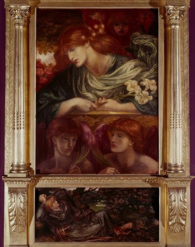 祝福されたダモゼル 作： Dante Gabriel Charles Rossetti