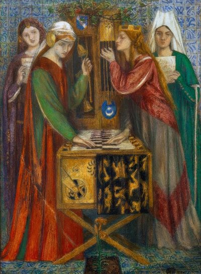 ブルークローゼット 作： Dante Gabriel Charles Rossetti