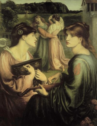 バウアーメドウ 作： Dante Gabriel Charles Rossetti