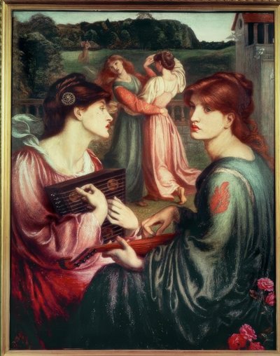バウアーメドウ 作： Dante Gabriel Charles Rossetti