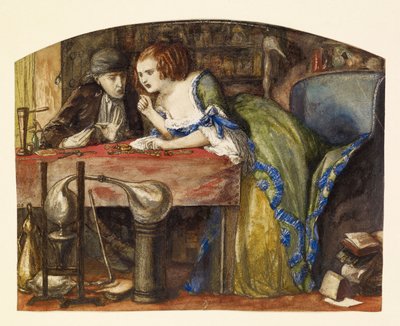 研究室 作： Dante Gabriel Rossetti