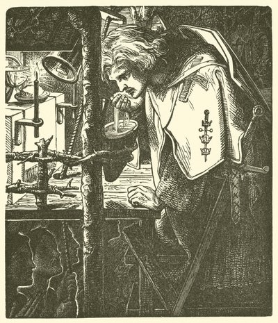テニスンの詩から 作： Dante Gabriel Charles Rossetti