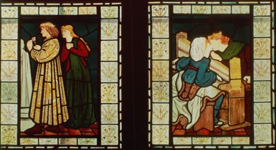アンジューのルネ王のハネムーン、バーンジョーンズとダンテG.ロセッティ作、1862年 作： Dante Gabriel and Burne Jones, Edward Rossetti