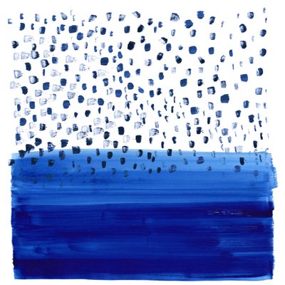 「水上の青い雨」 作： Danushka Abeygoda