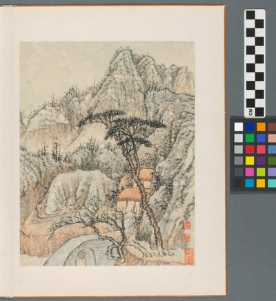 清朝、秦淮河の回想 作： Daoji Shitao