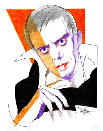 カルメロ・ベーネ（デジタル色鉛筆画） 作： Dariush Radpour