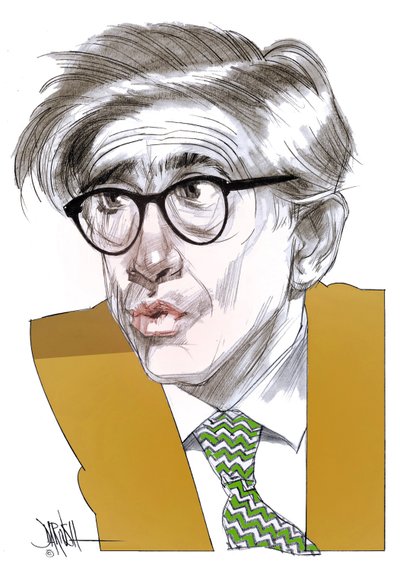 フランコ・デベネデッティ（デジタル色鉛筆画） 作： Dariush Radpour