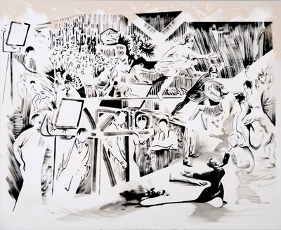 RFK, 2018（キャンバスに油彩） 作： ダレン・コフィールド