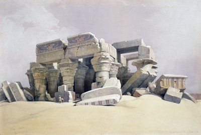 Kom Ombo、11月21日 作： David (after) Roberts