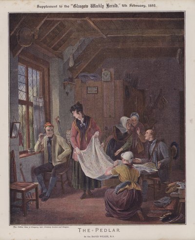 The Pedlar（カラーリトグラフ 作： David (after) Wilkie