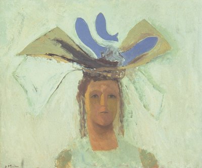 Girl with Blue Fish (船上オイル) 作： David Alan Redpath Michie