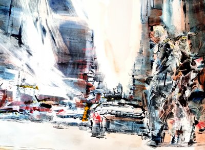 抽象的な街並み 作： David Antonides