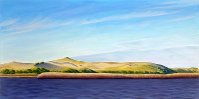 プロヴィンスランドに入る 2013年 （キャンバスに油彩） 作： デビッド・アルセノー