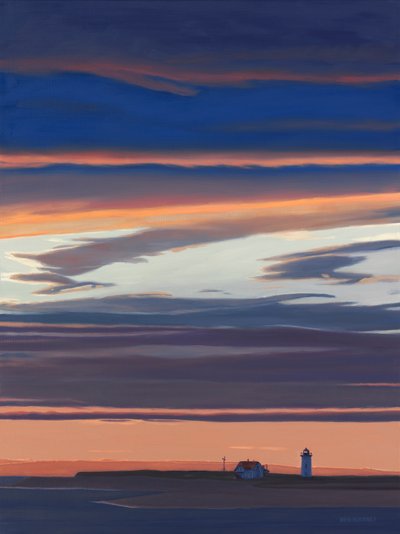 レース・ポイント・フィニッシュ、2017年（キャンバスに油彩） 作： デビッド・アルセノー