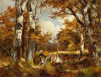ウォリックシャーの小川 作： David Bates