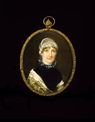 ジョナサンベイツ夫人の肖像 作： David Claypoole Johnston