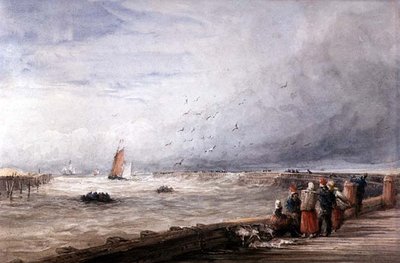 カレー・ピア（水彩・紙） 作： David Cox