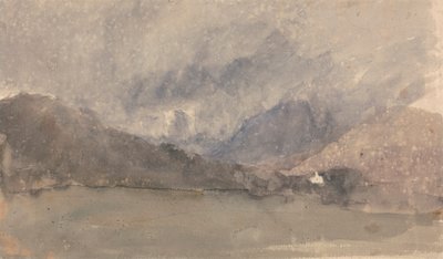 Curig Chapel、カーナボンシャー、ウェールズ 作： David Cox