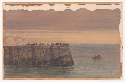 ドーバー・ピア、ケント州 作： David Cox