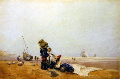 海岸の漁師たち 作： David Cox