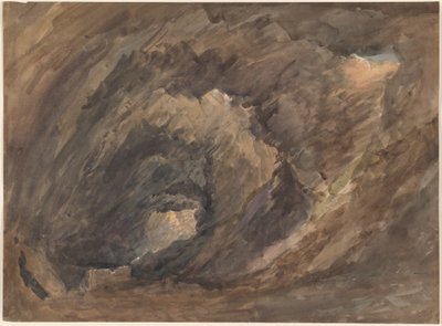 洞窟内部 作： David Cox