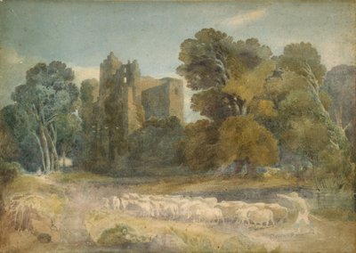 ウォリックシャーのケニルワース城 作： David Cox
