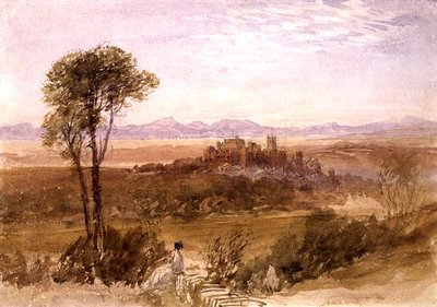 ランカスター（鉛筆の上に水彩、紙 作： David Cox