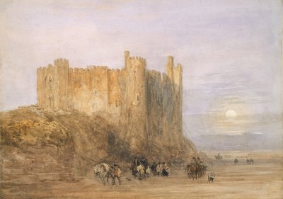 ラウアーン城、1849年（紙にトイレ） 作： David Cox