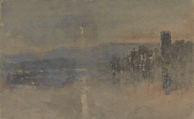 月明かりの風景 作： David Cox