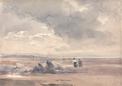 ランカスター・サンズ、干潮時 作： David Cox