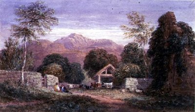 Cader Idrisのビュー 作： David Cox
