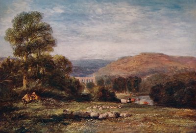 ボルトン修道院、1850 作： David Cox the elder
