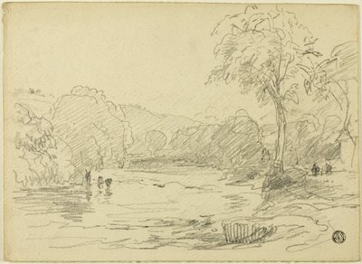 川の情景 作： David Cox the elder