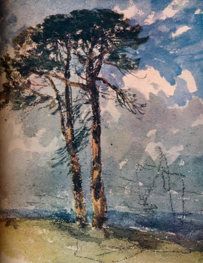 スコッチファーズ、1805 作： David Cox the elder