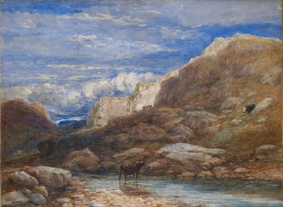 挑戦、1853 作： David Cox the elder
