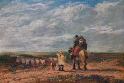 クロスロード、1850 作： David Cox the elder