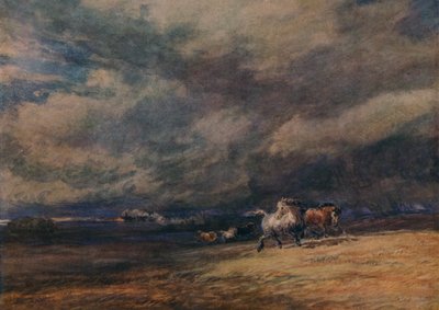 夜行列車、1849 作： David Cox the elder