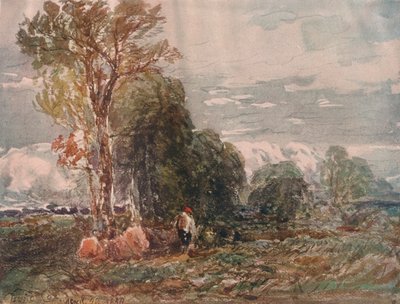 ウッドカッター、19世紀、1911 作： David Cox the elder