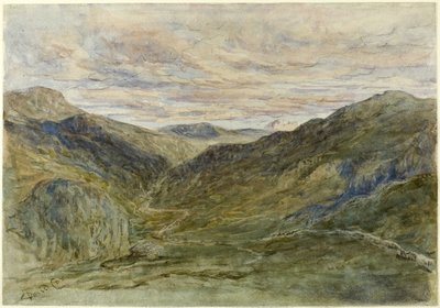 ウェールズで見る 作： David Cox the elder