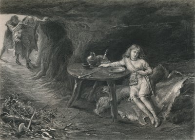 「洞窟シンベリンのイモゲン」、c1870 作： David Desvachez