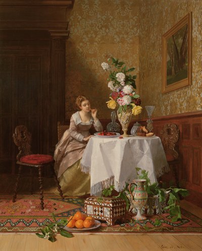 考えに迷った 作： David Emil Joseph de Noter