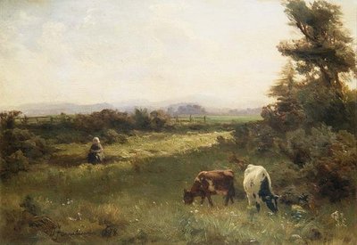 Blairgowrie近郊の夏の午後 作： David Farquharson