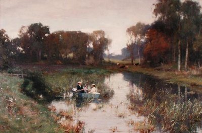 ボートパーティ、1894 作： David Farquharson