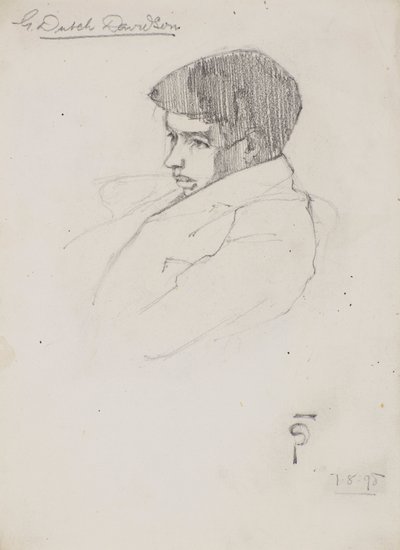 ジョージ・ダッチ・デビッドソンの肖像 作： David Foggie