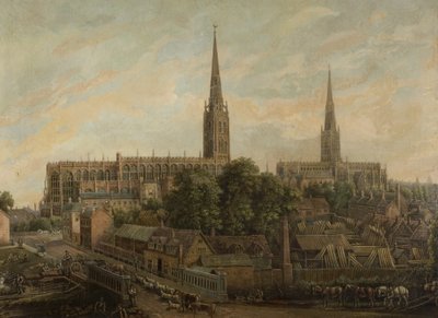 プライオリーストリート、コベントリー、1861 作： David Gee