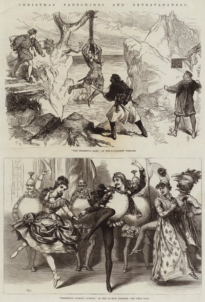 クリスマスのパントマイムと祭典 作： David Henry Friston