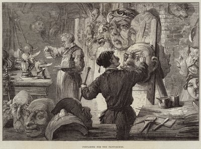 パントマイムの準備 作： David Henry Friston