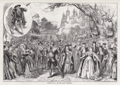 サボイ劇場での "Princess Ida"(彫刻) 作： David Henry Friston