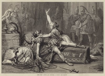 アントニーとクレオパトラ、ドルリーレーン劇場でのシーン 作： David Henry Friston
