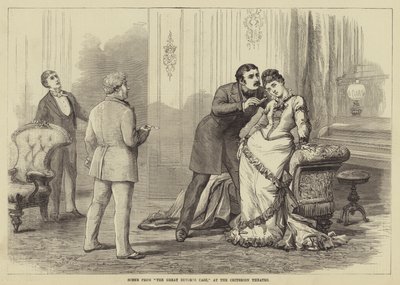 クライテリオン劇場での大離婚事件の場面 作： David Henry Friston